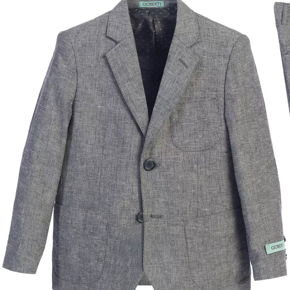 Gioberti Boys Gray Blazer